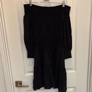 Gianni Bini Black Off-Shoulder Mini Dress